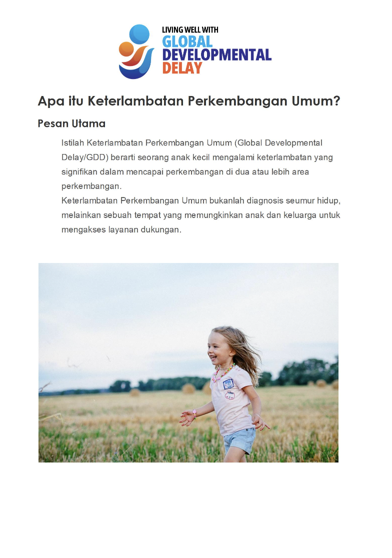 What is Global Developmental Delay - Indonesian